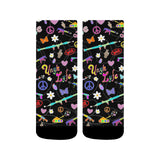 PLUR: Unisex Quarter Socks Quarter Socks