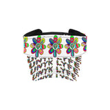 Alien Floral: Visor Hat (White Out)