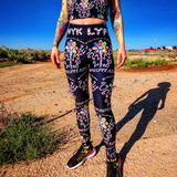 floral yoga leggings