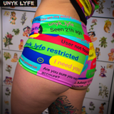 Colorful Women’s Booty Shorts