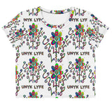Chapter One: Women's Crop T-shirt (White Out)