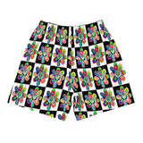 Alien Floral: Men's Shorts (Checker)