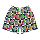 Alien Floral: Men's Shorts (Checker)