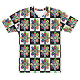 Alien Floral: Men's T-Shirt (Checker)