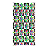 Alien Floral: Neck Gaiter (Checker)