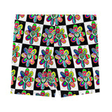 Alien Floral: Women's Shorts (Checker)