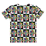 Alien Floral: Women's T-Shirt (Checker)