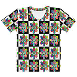 Alien Floral: Women's T-Shirt (Checker)